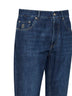 Jeans traditional fit in denim blu