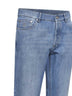 Light blue denim traditional fit jeans