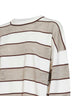 Pullover in maglia Sparkling Stripes multicolore