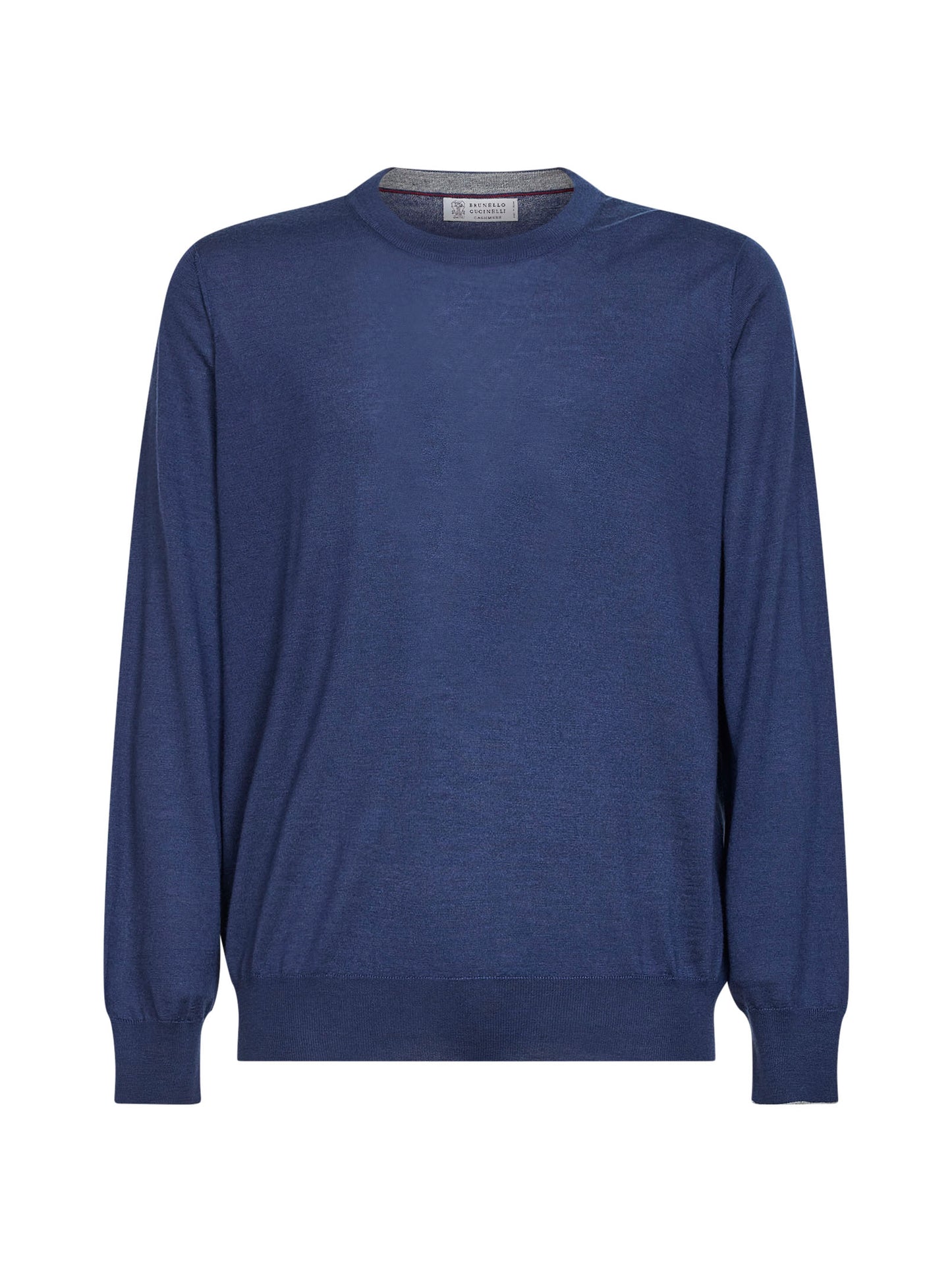 Maglia leggera in cashmere e seta blu