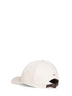 Cappello Baseball in gabardina avorio con logo