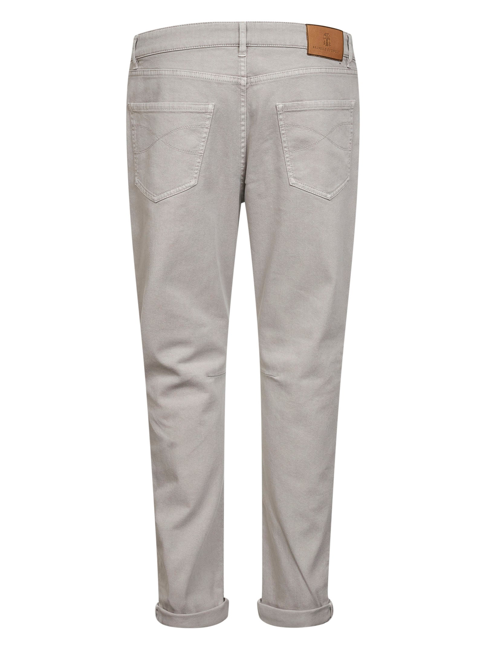 Light grey comfort denim leisure fit jeans – Daniello.com