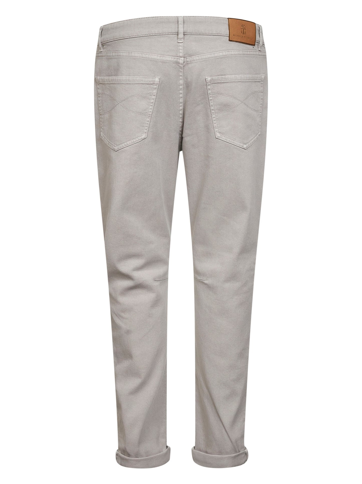 Jeans leisure fit in denim comfort grigio chiaro