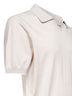Polo in maglia di cotone juta