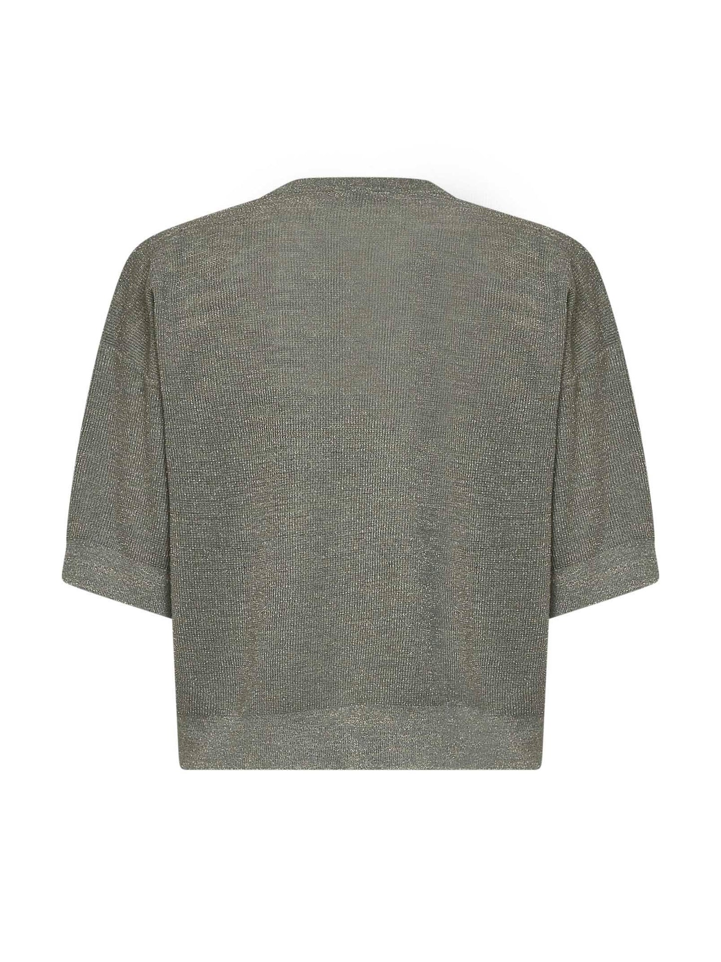 Military Sparkling linen sweater