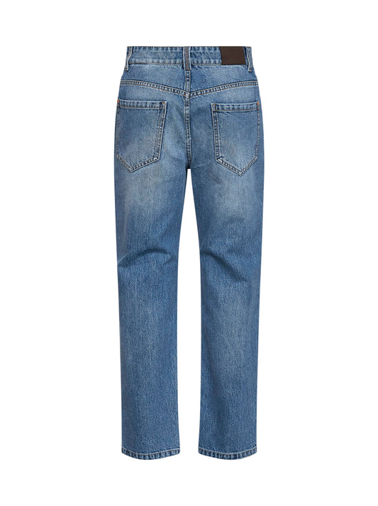 Blue Authentic denim Retro jeans with monili