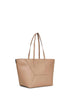 Borsa a spalla BC Duo piccola beige con monile