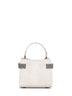 Borsa Top-Handle Essence piccola avorio con Precious Bands
