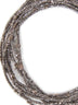 Bracciale Wrap in ematite e Argento sterling 925 grigio