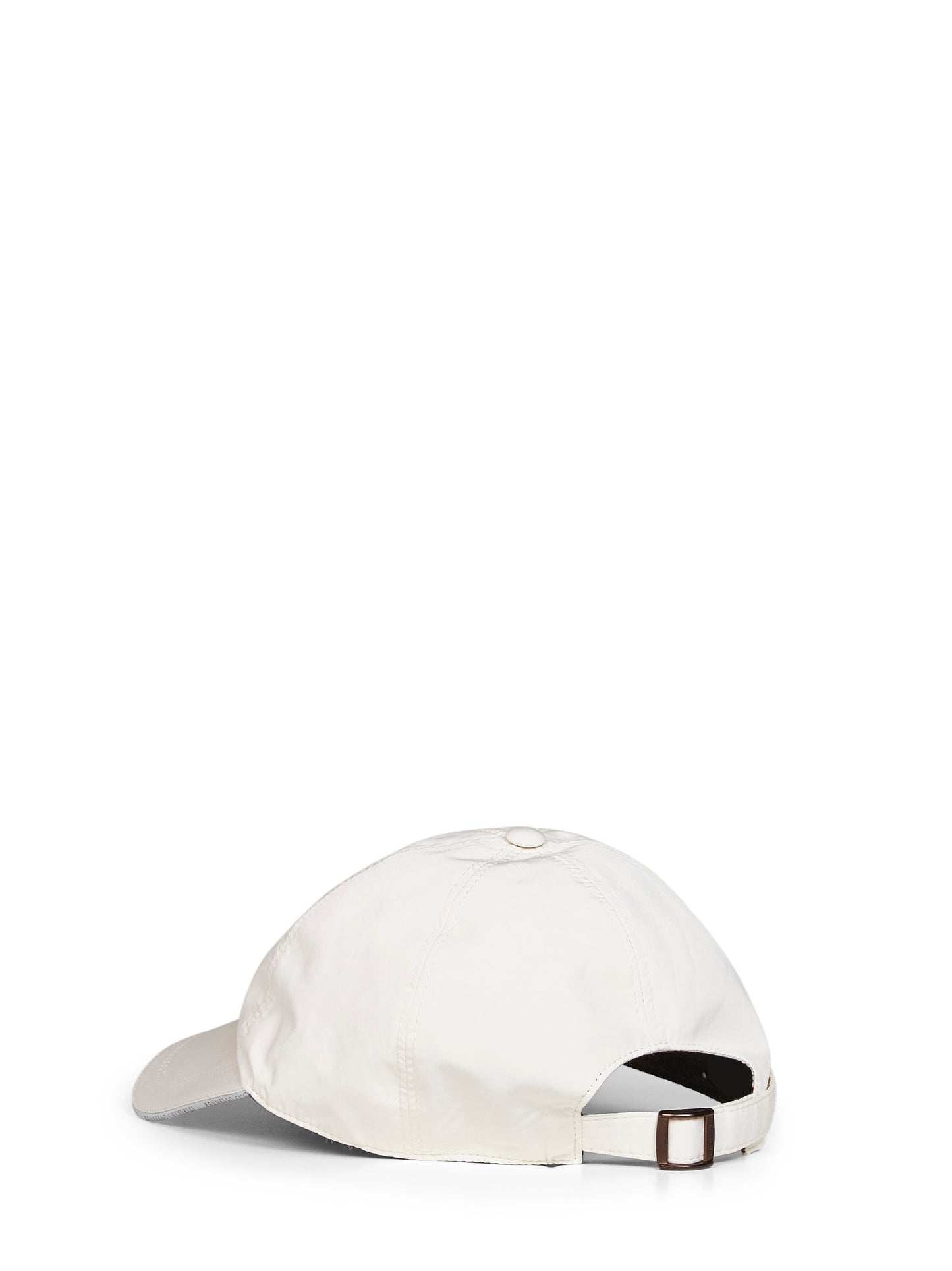Cappello Baseball in microfibra avorio con logo