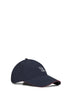 Blue nylon logo Baseball cap