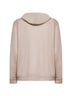 Beige Precious Zipper Pull zip-up hoodie