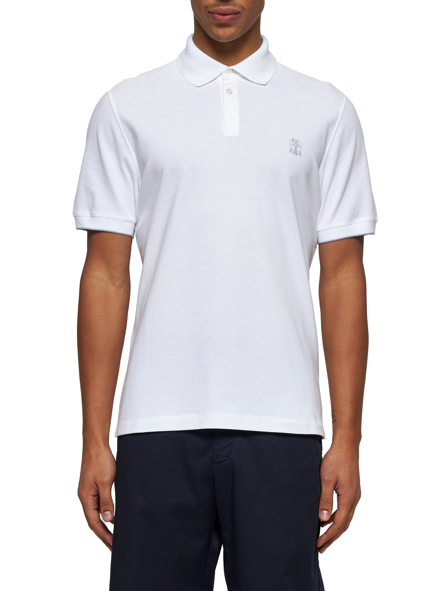 Cotton piqué polo shirt