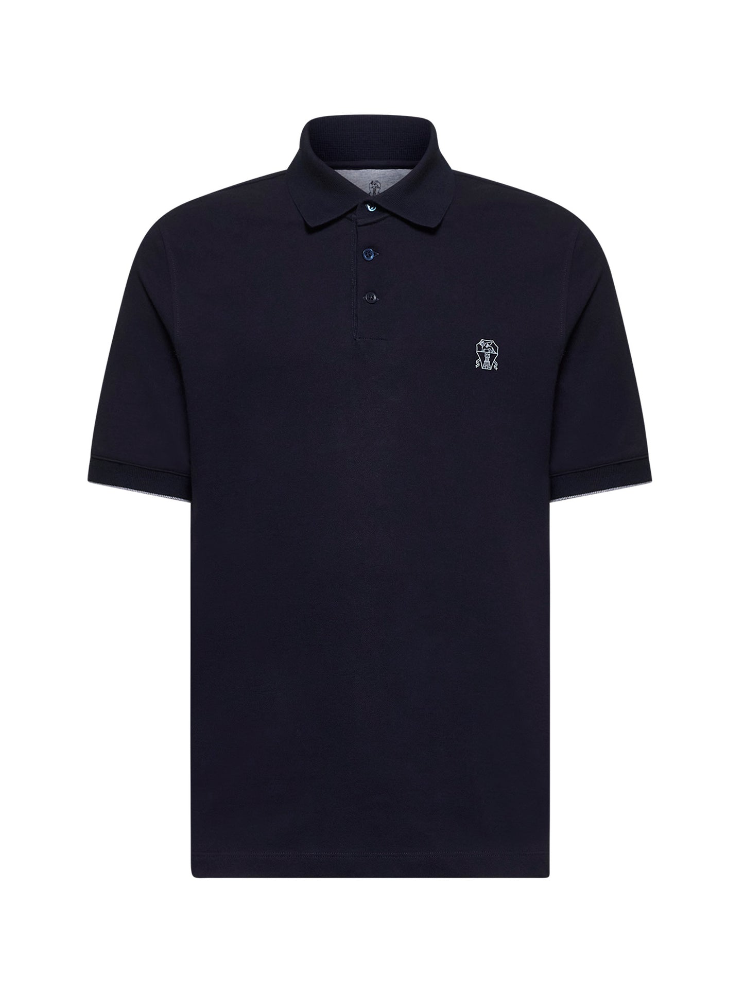 Cotton piqué polo shirt