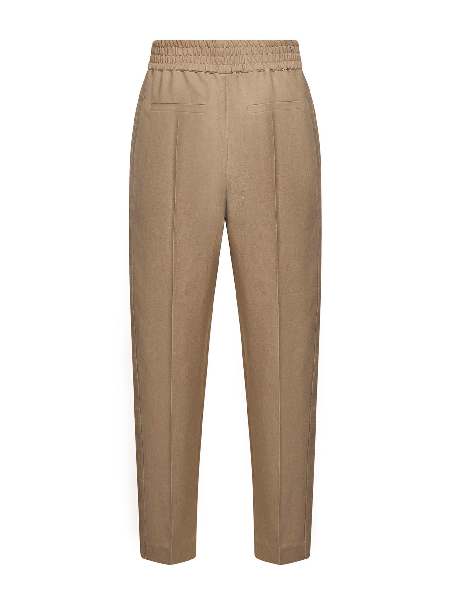 Light beige Baggy Pull-Up trousers