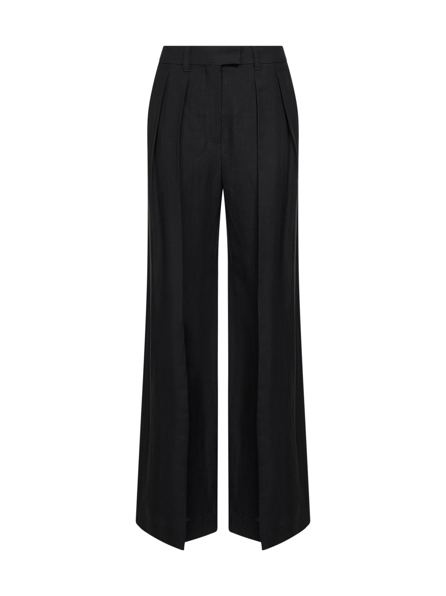 Pantalone Sartorial Wide in twill Fluid nero