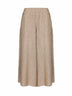 Gold sequin knit Dazzling Texture culotte trousers