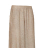 Gold sequin knit Dazzling Texture culotte trousers