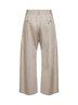 Pantalone in interlock couture beige