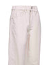 Chalk cotton and linen cover Contemporary jeans with monili