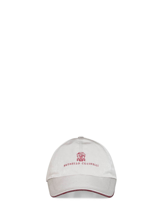 Cool brown bonded nylon logo Baseball cap