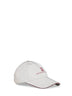 Cappello Baseball con logo in nylon membranato marrone freddo
