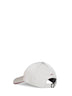 Cappello Baseball con logo in nylon membranato marrone freddo