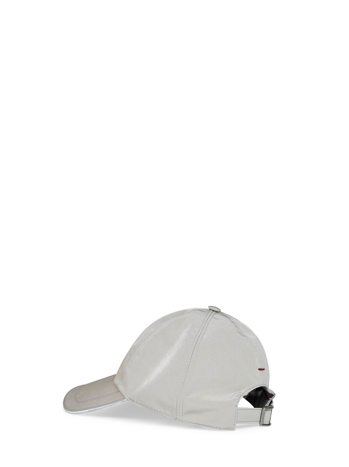 Khaki bonded nylon logo Baseball cap<BR/>