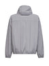 Giubbino con cappuccio in nylon grigio