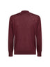 Maglia leggera in seta e cotone amaranto