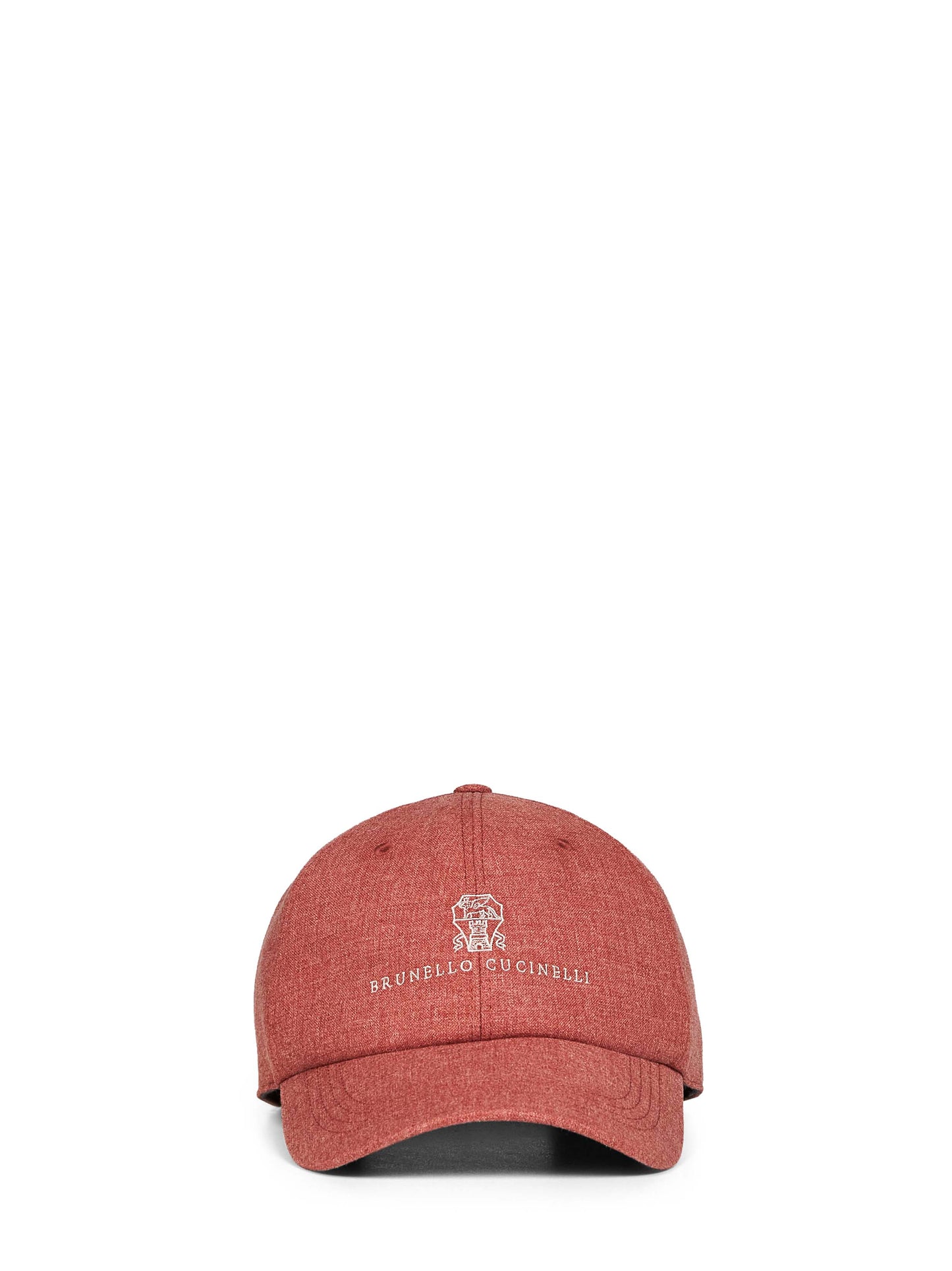 Coral mouliné canvas logo Baseball cap