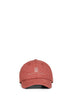 Coral mouliné canvas logo Baseball cap