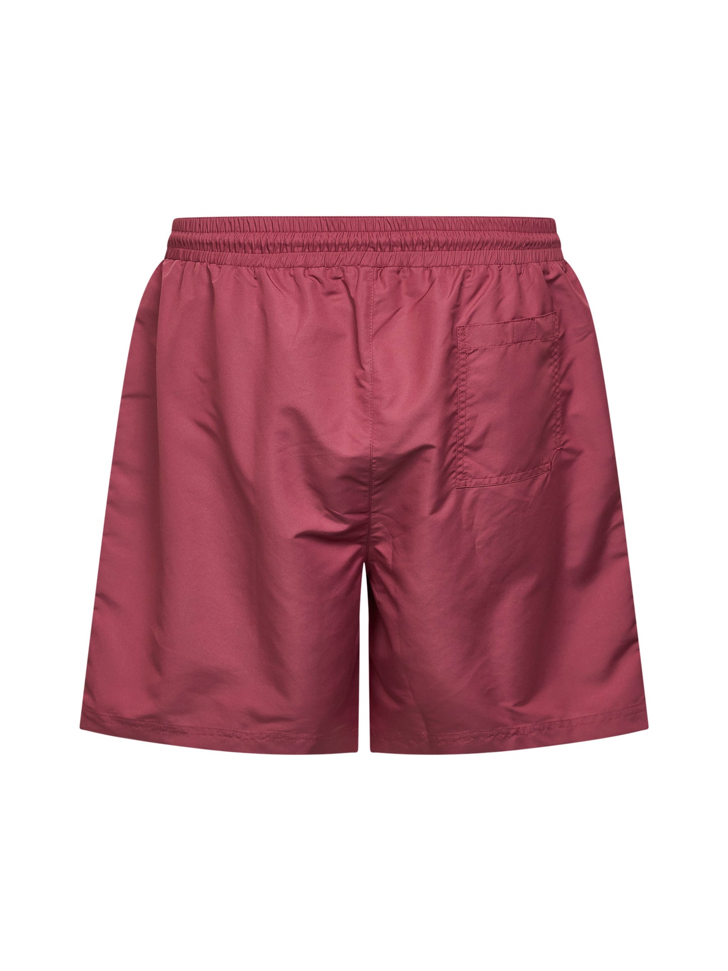 Coral nylon swim shorts