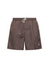Shorts da mare in nylon nocciola