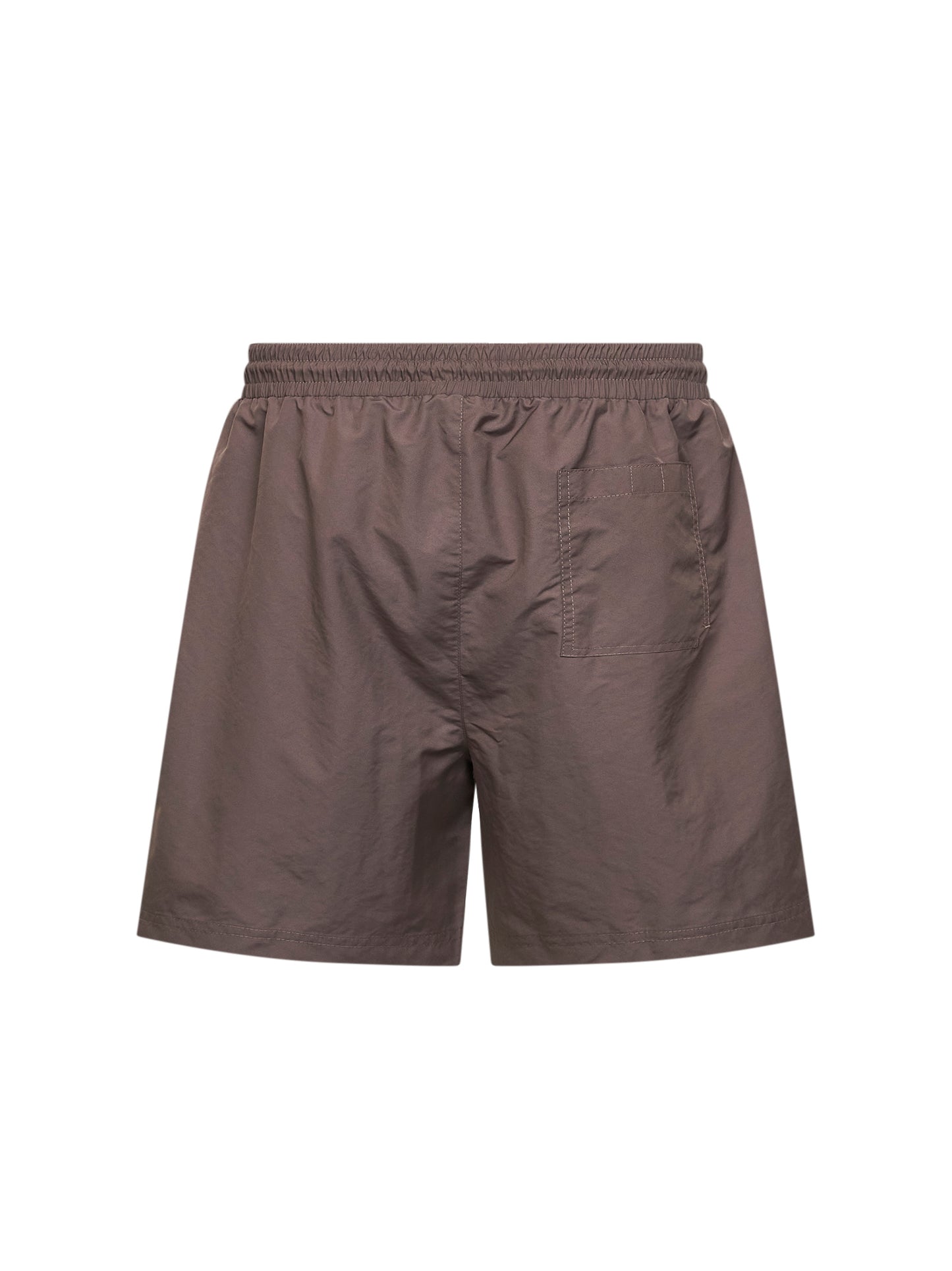 Shorts da mare in nylon nocciola