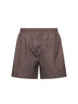 Shorts da mare in nylon nocciola