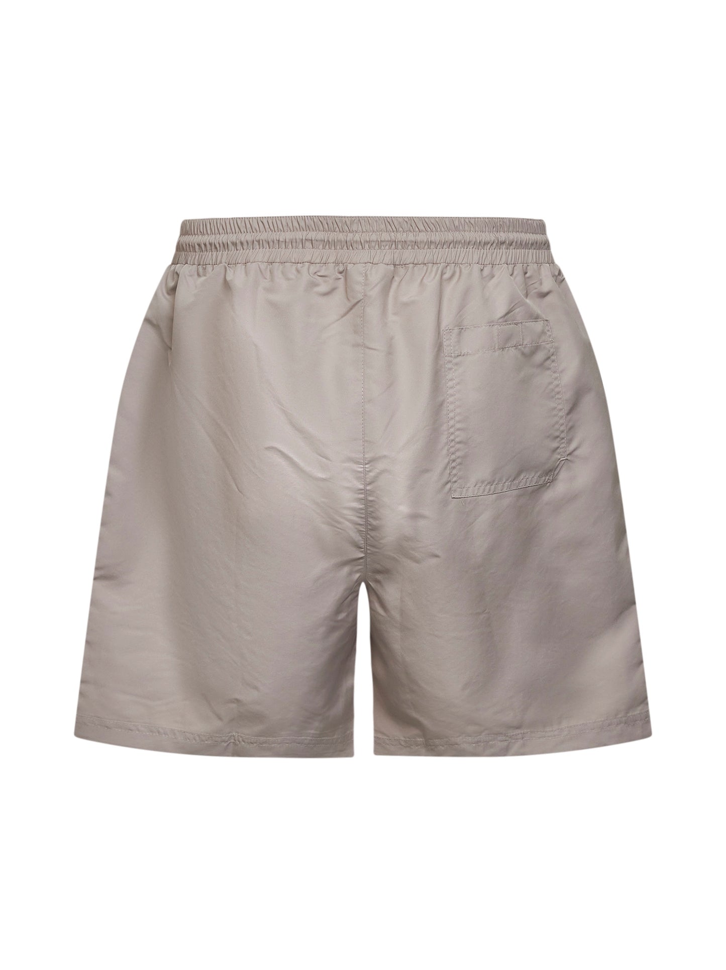 Cold brown nylon swim shorts
