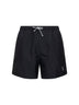 Shorts da mare in nylon nero