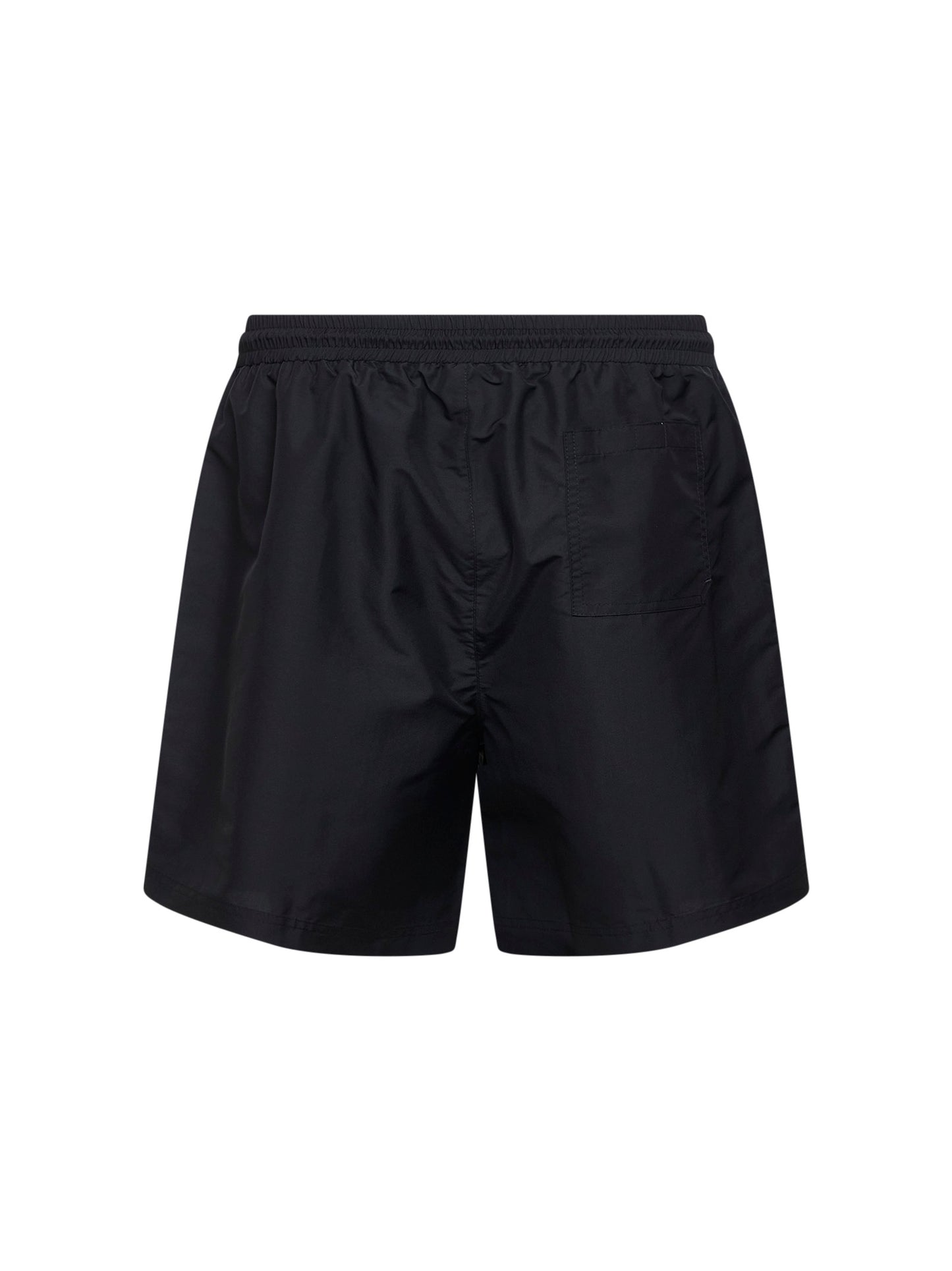 Shorts da mare in nylon nero
