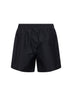 Shorts da mare in nylon nero