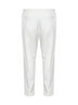 Bermuda in felpa di cotone techno bianco sporco