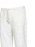 Bermuda in felpa di cotone techno bianco sporco