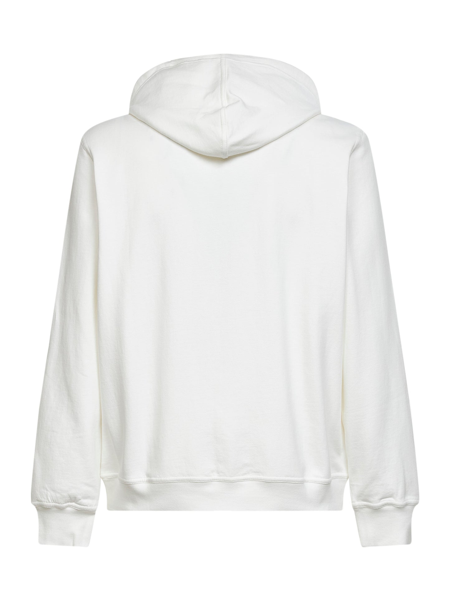 Off-white techno fleece zip-up hoodie