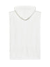Off-white techno fleece zip-up hooded vest