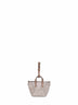 Borsa BC Duo micro grigio chiaro con Precious Chain