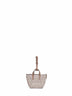 Borsa BC Duo micro grigio chiaro con Precious Chain