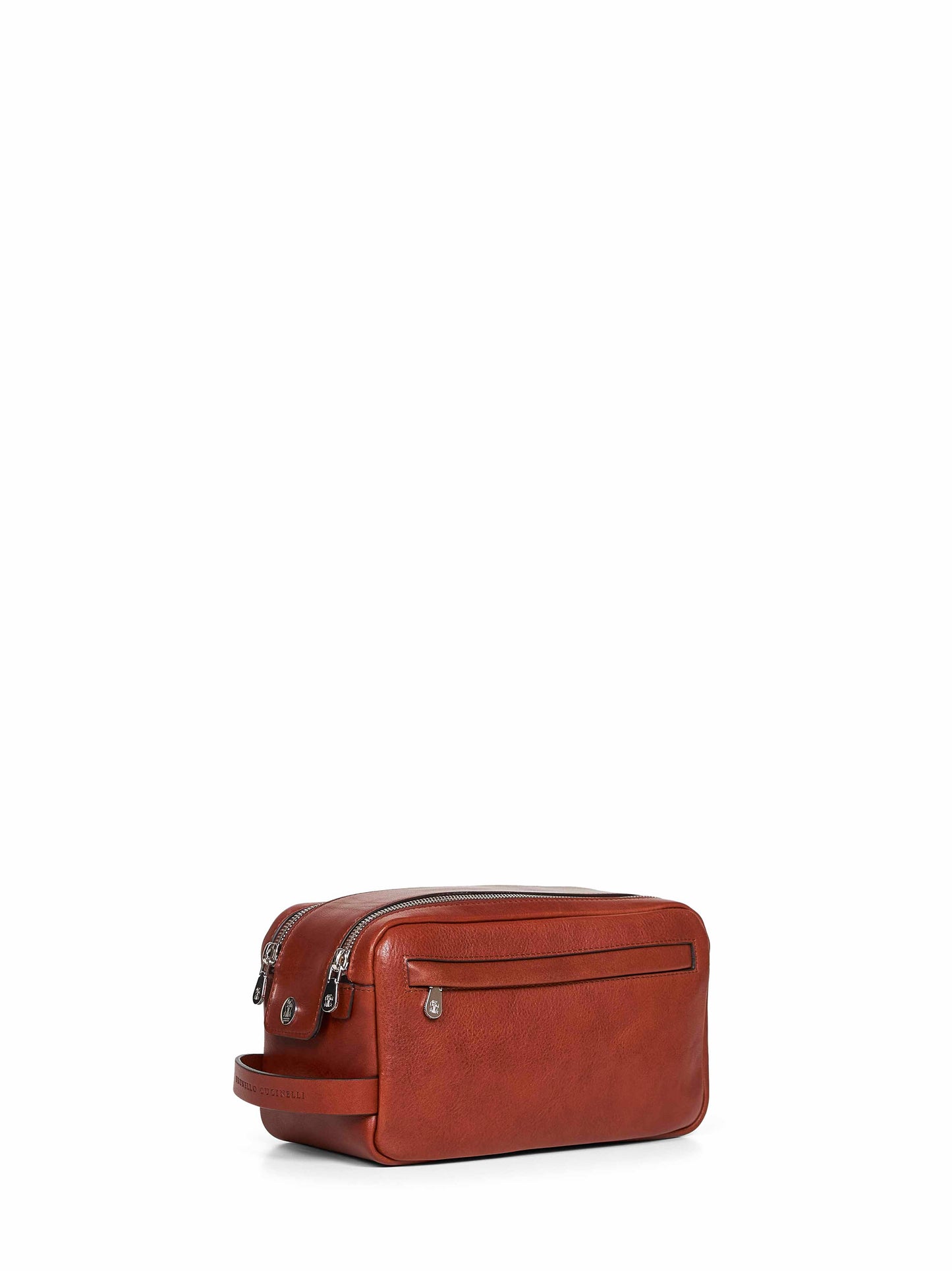 Beauty case in vacchetta cognac
