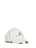Cappello Baseball in velluto a coste avorio con logo