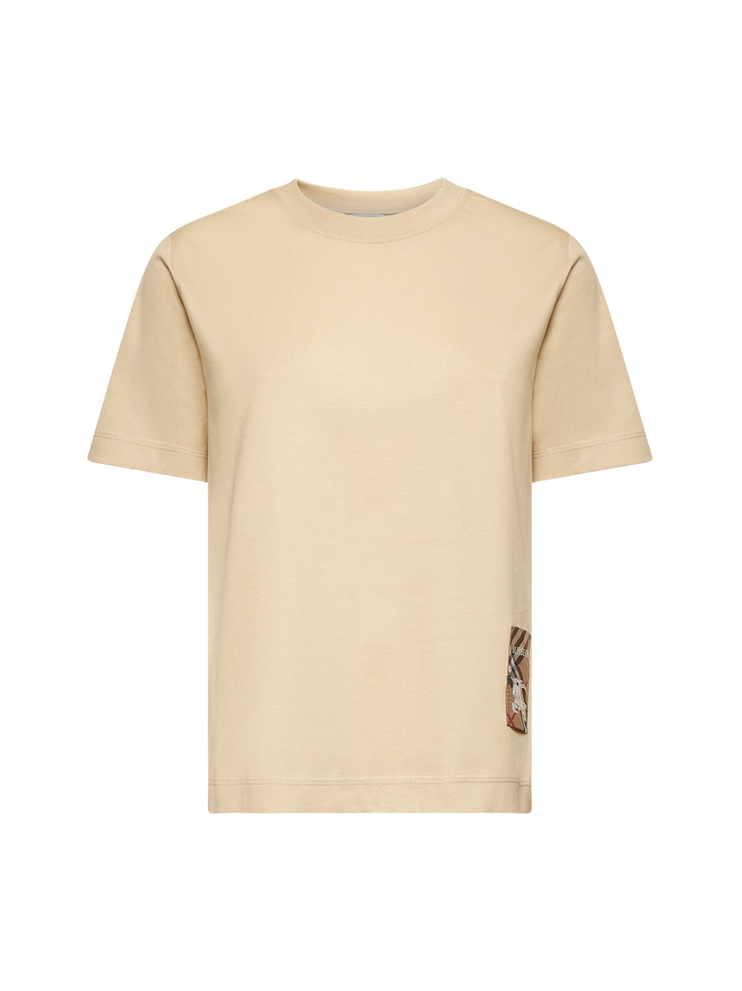 Cream cotton T-shirt