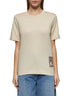 Cream cotton T-shirt